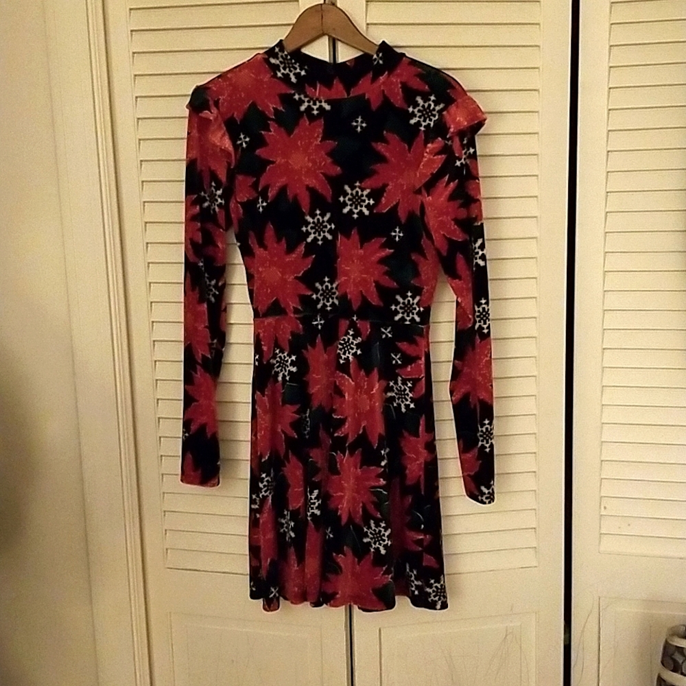 Ugly Velour Christmas Dress